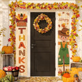 VitalCozy 2 Pcs Fall Thanksgiving Porch Banners Give Thanks Door Decor by VitalCozy