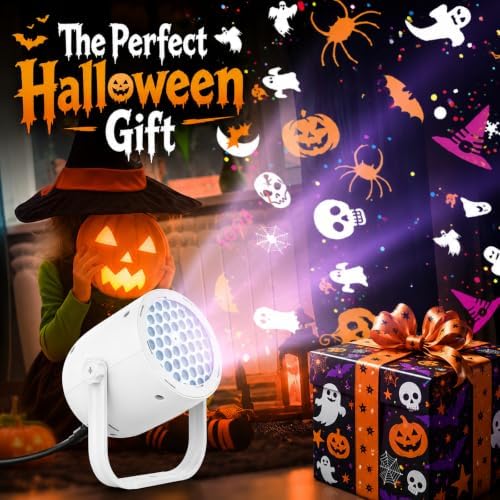 Halloween Projector Lights Outdoor/Indoor, Led Lights Projector for Halloween Decorations,USB-Powered Gifts, Holiday Projector for Halloween Party - Image 6