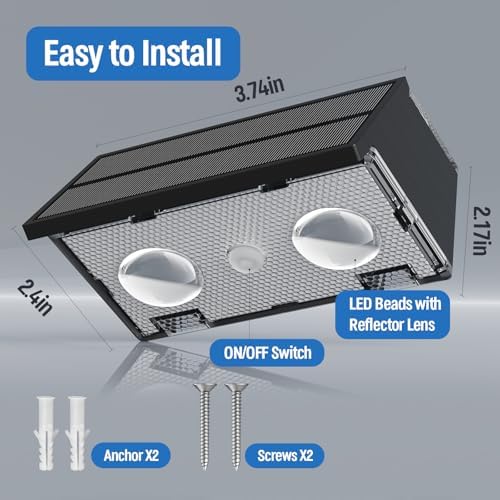 NIORSUN Solar Fence Lights,6 Pack Deck Light,Led Outdoor Lights 3000K/4500K/6000K+ RGB Up & Down Wall Lights Waterproof,Solar Powered Light for Backyard/Pool/Railing/Patio/Porch/Step Black - Image 5