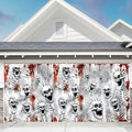 7 x 16 ft Skull Collage Halloween Garage Door Decorations Halloween decorations Door Cover, Hanging Banner for Home, Outdoor, Indoor, Spooky Party, Wall, Window by THISFIND