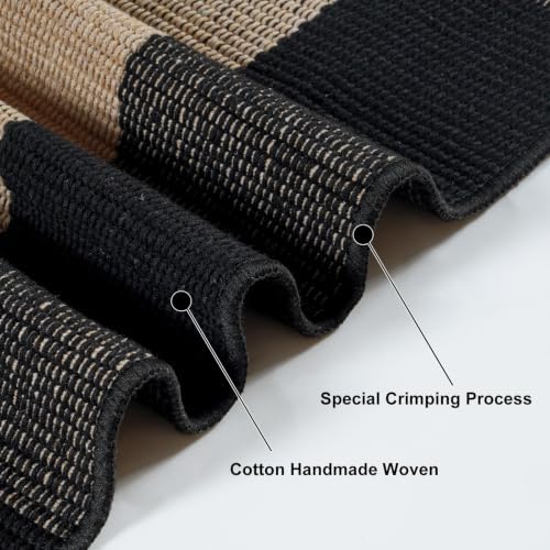 Fall Front Door Mat 3x5 Buffalo Plaid Checkered Outdoor Rug Doormat - Image 4
