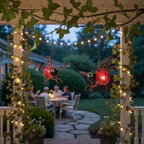 Bee Solar Outdoor Lights for Festivals Garden Decor Birthday Gifts for Grandma Mom Women Girl - Image 7