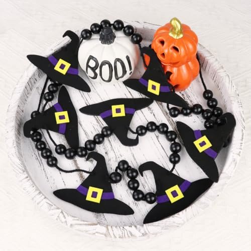 CESOF Halloween Garland Witch Hat Decorations, Adjustable Hanging Garland - Image 7