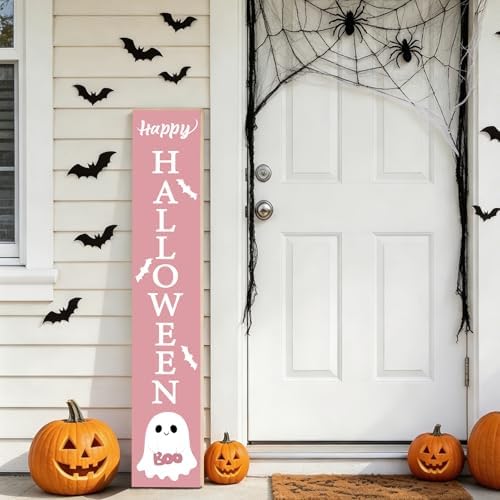 Halloween Porch Decor Door Decorations Outdoor Wooden Porch Sign 46.8 Inch - Image 3
