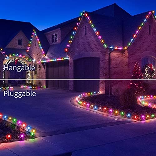 Brightown C9 Christmas Lights Outdoor, 2 Packs Total 51.4 Ft Christmas Pathway Lights with 40 LED Bulbs and Stakes, Connectable Outdoor Christmas Decorations Yard Walkway Sidewalk Holiday, Multicolor - Image 5