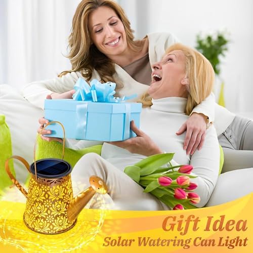 Solar Watering Can Light,Large Solar Powered Hanging Garden Decorate Lights - Image 5
