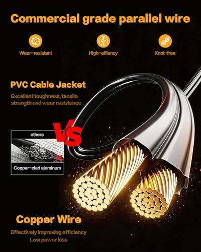 50FT Outdoor String Lights, ST38 LED Bulbs Waterproof Dimmable - Image 4