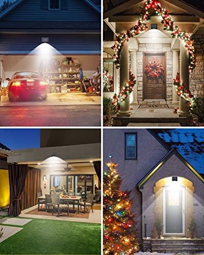 16 Pack Solar Lights Outdoor, 3 Modes/100LED Wireless IP65 Waterproof Solar Motion Lights Outdoor for Front Door, Backyard, Garage, Deck - Image 5