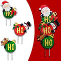 3 Pack Metal Christmas Yard Signs Decor for Multiple Stacked, Christmas Yard Stakes Ball Fall Yard Decor for Outside Garden Lawn Porch by Voumsil