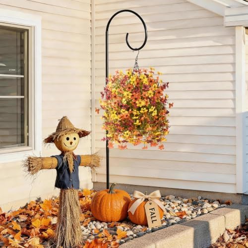 Homsunny Artificial Fake Mums Fall Flowers for Outdoor Decoration - Image 6