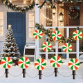 Ultimate Unicorn Christmas Lollipop Pathway Lights Red & Green, with Stakes by UltimateUnicorn