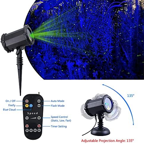Firefly Garden Lights Star Projector Laser Christmas Lights for Garden Lawns Courtyard - Image 6