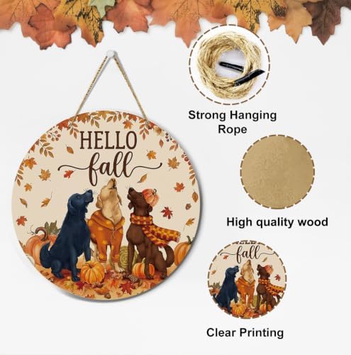 Funny Dog Fall Halloween Double-Sided Decor for Yard Home Outside - Image 3