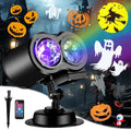 Brighter Halloween Decorations Projector Lights, 2026 Upgraded Holiday Projectors, Christmas Projector with 19 HD Replaceable Slides (Ocean Wave & Patterns), Waterproof Halloween Projector Light Show by Unknown