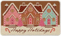 Hexagram Christmas Door Mat 17x29 Inch, Gingerbread House Doormat Outdoor by Hexagram