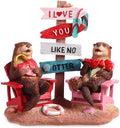 Wonderjune Beach House Decor Resin Sign Figurine for Mantle,Otter by Wonderjune