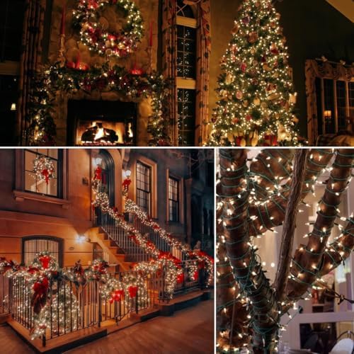 Clear Christmas String Lights, 100 Count, Incandescent Mini Christmas Lights, Connectable Xmas Tree Light for Indoor Outdoor Garland Birthday Holiday Wedding Festival Party - Image 4