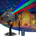 Christmas Laser Lights, Projector Lights Landscape Spotlight RGB Star Show with Christmas Decorative Patterns for Indoor Outdoor Garden Patio Wall by KAYEEORT