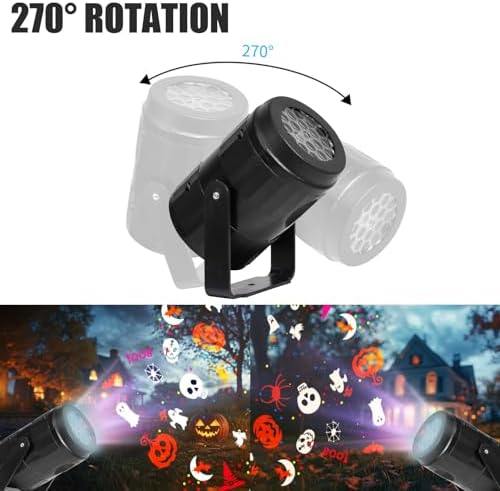 Halloween Projector Lights Outdoor/Indoor, Led Lights Projector Waterproof for Holiday Decorations, Holiday Projector for Halloween Party - Image 6