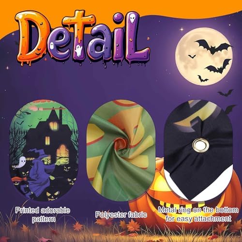 Halloween Decorations Door Cover Decor Trick-or-Treat Front Porch Sign Banner - Image 5