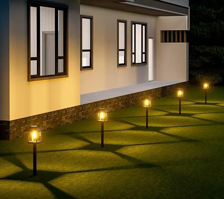 Albelt Solar Pathyway Lights Outdoor, 12 Pack Waterproof Solar Garden Lights with Auto On/Off, Landscape Lighting for Garden, Yard, Pathway, Patio, Driveway Decor by Albelt