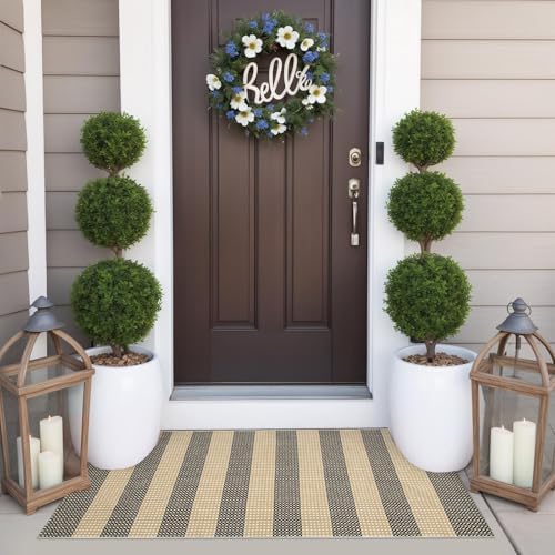 OJIA Front Door Rug 24"x51" Outdoor Doormat Washable Door Mats Porch Rug - Image 6