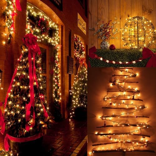 BrizLabs Steady & Twinkle Christmas Lights 100-ct Clear Mini Light String - Image 5