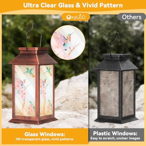 OxyLED Hummingbird Solar Lantern Outdoor Waterproof Hummingbird Solar Light - Image 3