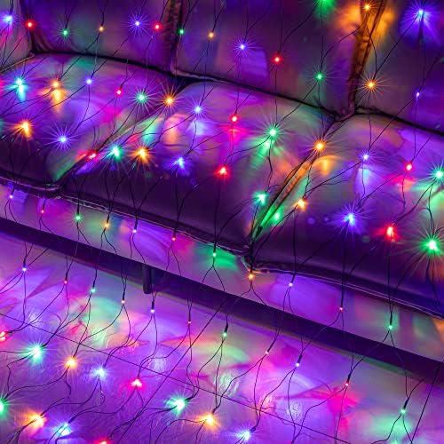 AWQ 200 LED 9.8ftx6.6ft String Lights Net Mesh Christmas Lights Multicolor - Image 2