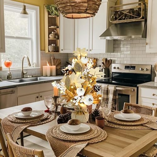 Lighted Fall Table Tree Decor, Fall Decorations for Home - Image 5