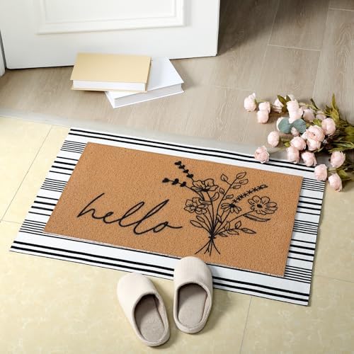 Tinideya 2 23.6 X 35.4 Inches Wildflower Black White and Brown - Image 6