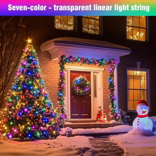 100FT Multicolor Fairy Lights, Connectable Christmas String Lights - Image 5