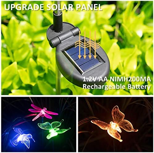 SOLPEX Solar Garden Lights Decor Butterfly Path Lights Outdoor Decorations - Image 5
