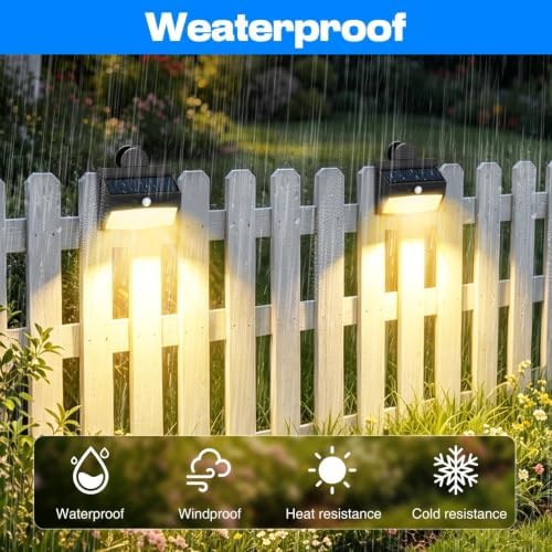 Peasur Clip On Solar Lights Outdoor, Motion Sensor Lights with 3 Modes - Image 4