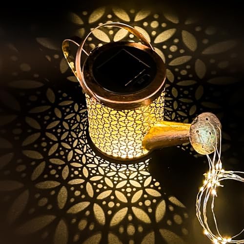 SRNPMIU Solar Watering Can Light - Solar Light Yard Decorations Outdoor - Image 4