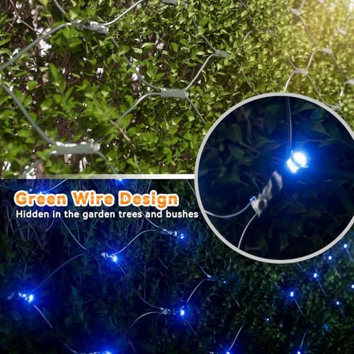 LitHome 21FT x 5FT Christmas Net Lights Outdoor Mesh Lights Connectable - Image 2
