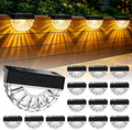 SOLPEX Solar Deck Lights Outdoor (16 Pack), Waterproof Led by Solpex