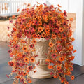 INQCMY Artificial Fake Hanging Flowers Plants for Outdoor Fall Decoration by INQCMYPlantRack