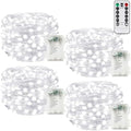 4 Pack 60LED Fairy Lights Battery Operated with Remote, 20FT String Lights by BHCLIGHT