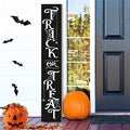 Halloween Porch Sign Decor "Trick or Treat" Wooden Hanging Sign Door Porch Standing Decorative Signs for Front Door Farmhouse Outdoor Indoor Welcome Sign Wall Craft Decor 47.2"H by Unknown