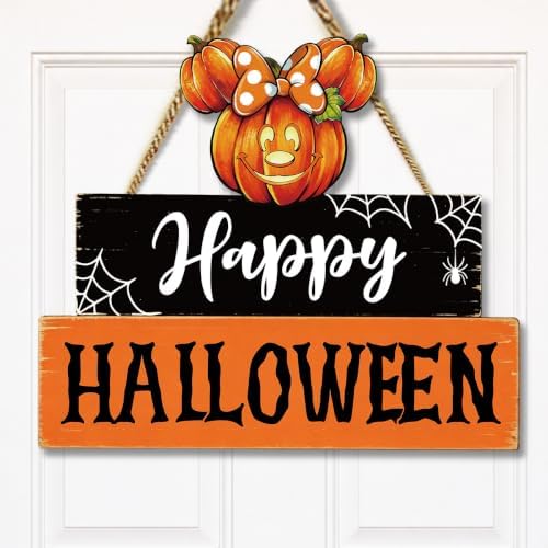 Happy Halloween Decorations for Home Halloween Door Decor for Office by FREHVN