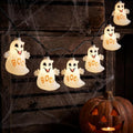 8.5FT Halloween String Lights Outdoor, 10 LED Ghost String Lights Plug in by Unknown