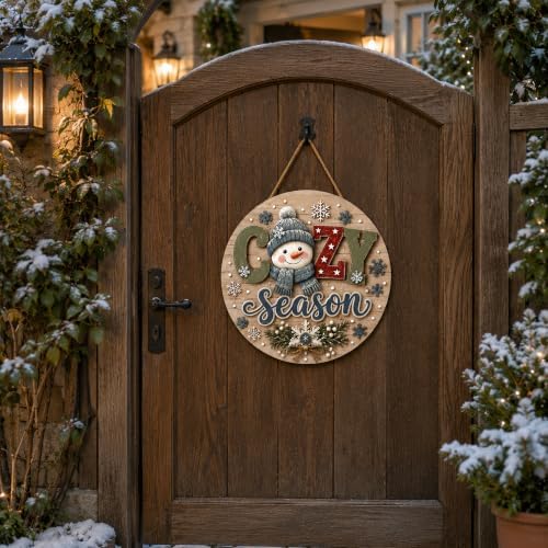 Winter Decorations - Cozy Season Door Sign for Front Door | Winter Decor - Image 7