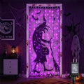 Halloween Decorations Door Cover Lights, 6.5 x 3.2ft Front Door Decorations by Zeiliuled