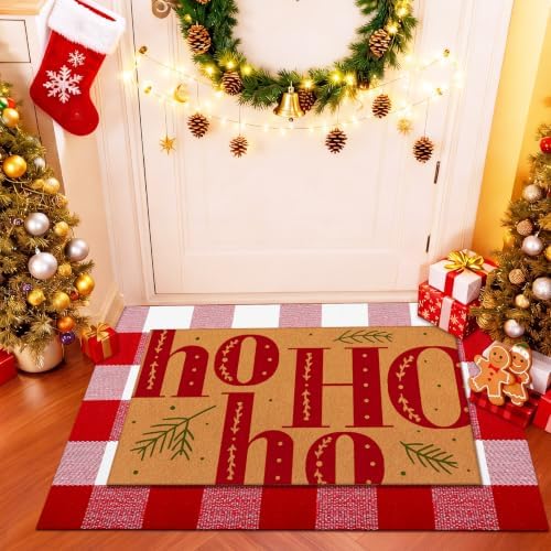 Tinideya 2 23.6 X 35.4 Inches Santa Hohoho Red Brown - Image 5