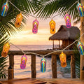 8.5Ft Slipper String Lights Tropical Beach Themed String Lights with 10 Colorful Flip Flops, Outdoor Flip Flop Fairy Light for Summer Bedroom Wedding Tent Holiday Party Decoration by Cbebew