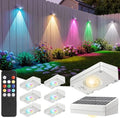 JOFIOS Fence Lights Solar Powered with Remote, Vinyl Fence Lights IP65 by JOFIOS