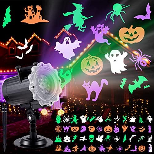 Treela Halloween Projector Lights Outdoor LED Ghost Projector, Style A by Treela