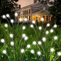 OZS 6 Pack Total 48 LED Solar Firefly Lights Fairy Outdoor - Solar Garden Lights Outdoor, Sway by Wind, Waterproof for Garden Patio Pathway Fairy Decor (Cool White) by OZS