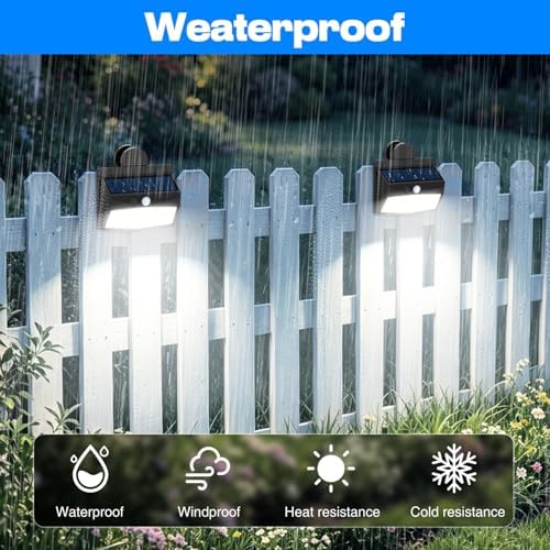 Peasur Clip On Solar Lights Outdoor, Motion Sensor Lights with 3 Modes - Image 5